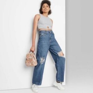 Women’s Highest Rise Baggy Jeans- wide leg